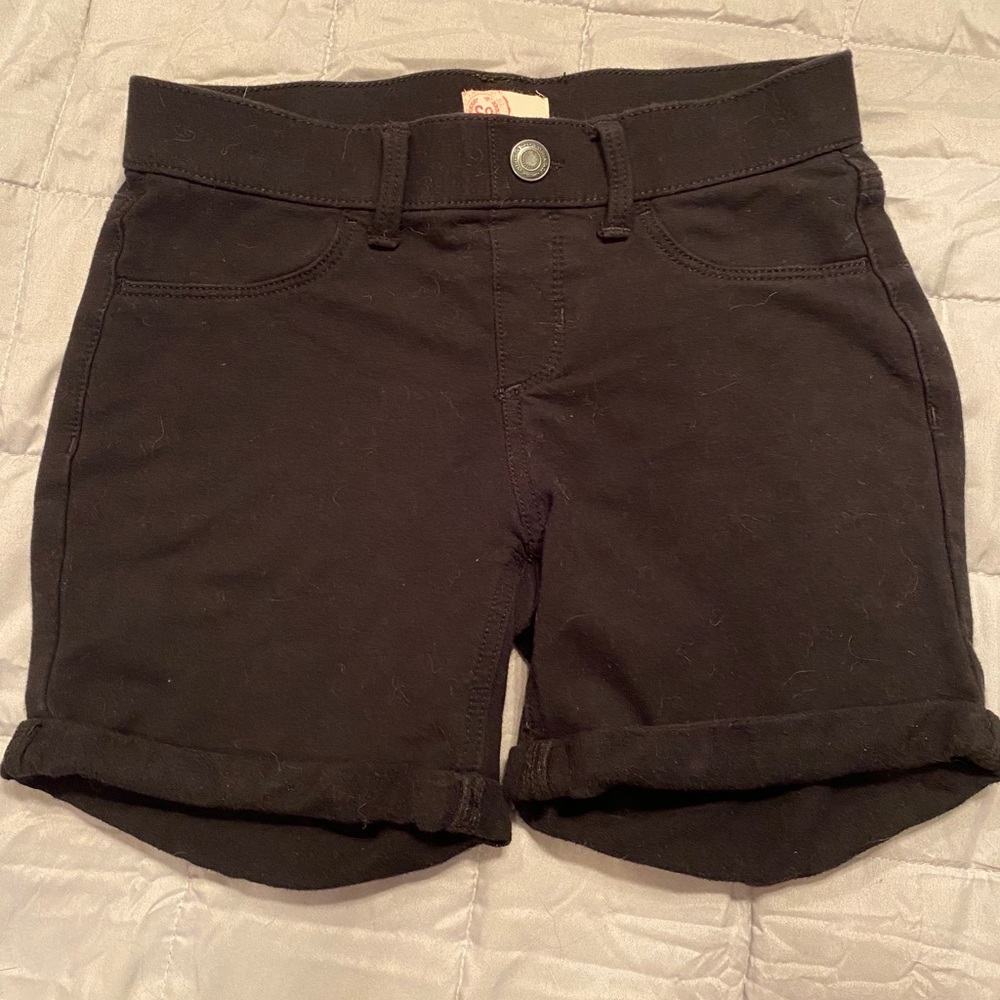 Girls Black Shorts